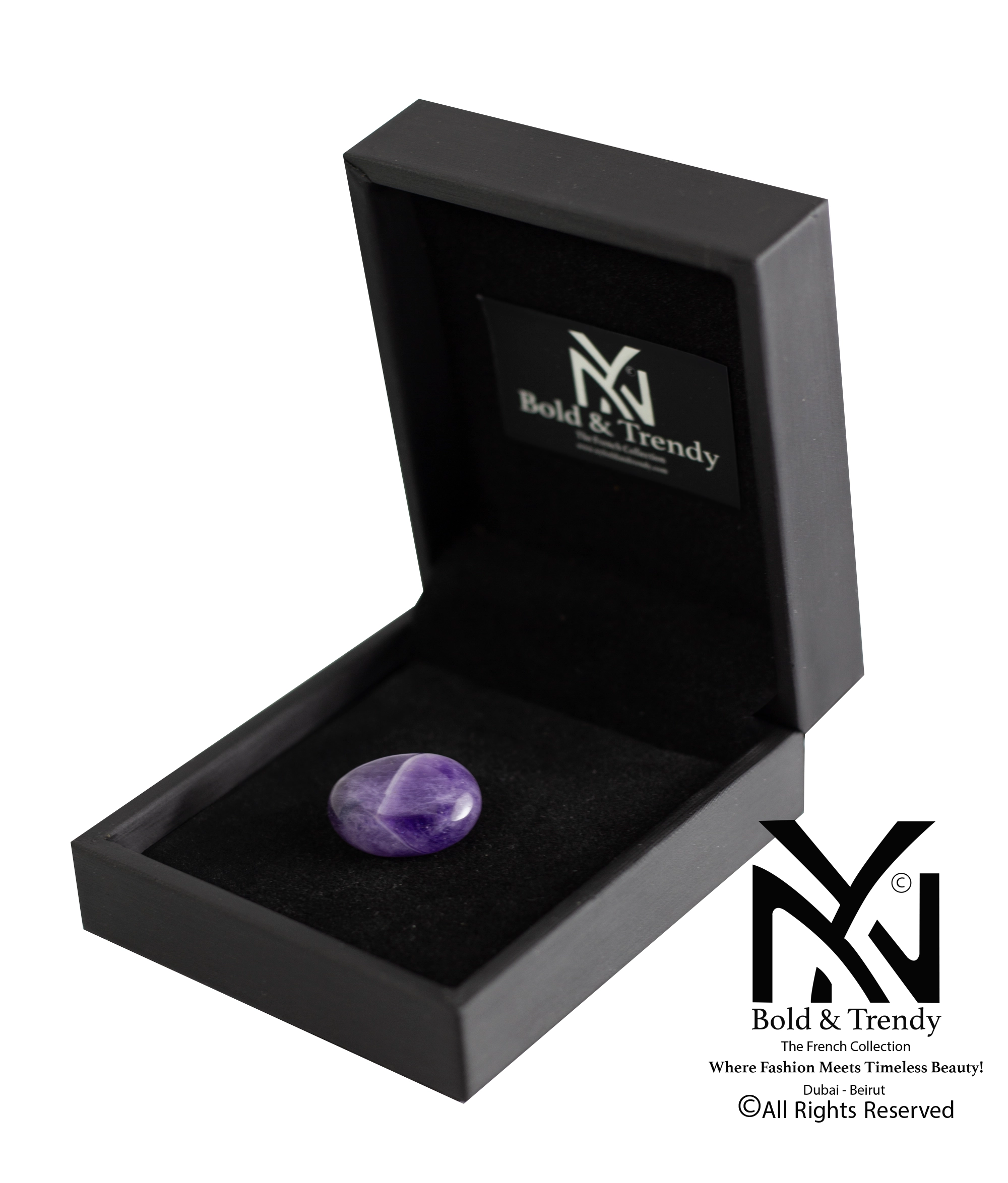 Amethyst Natural Power Stone 1